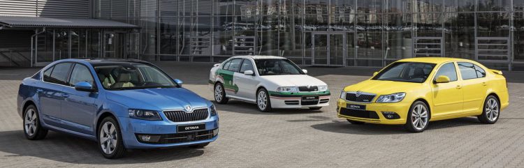 3 поколения Skoda Octavia
