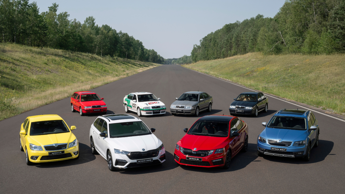 Длинная Octavia и электрический прототип: Škoda показала редкие версии бестселлера